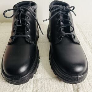 ROCKY Mens Size 9.5 EW 5005 TMC Duty Series Black Public Service Work Boots